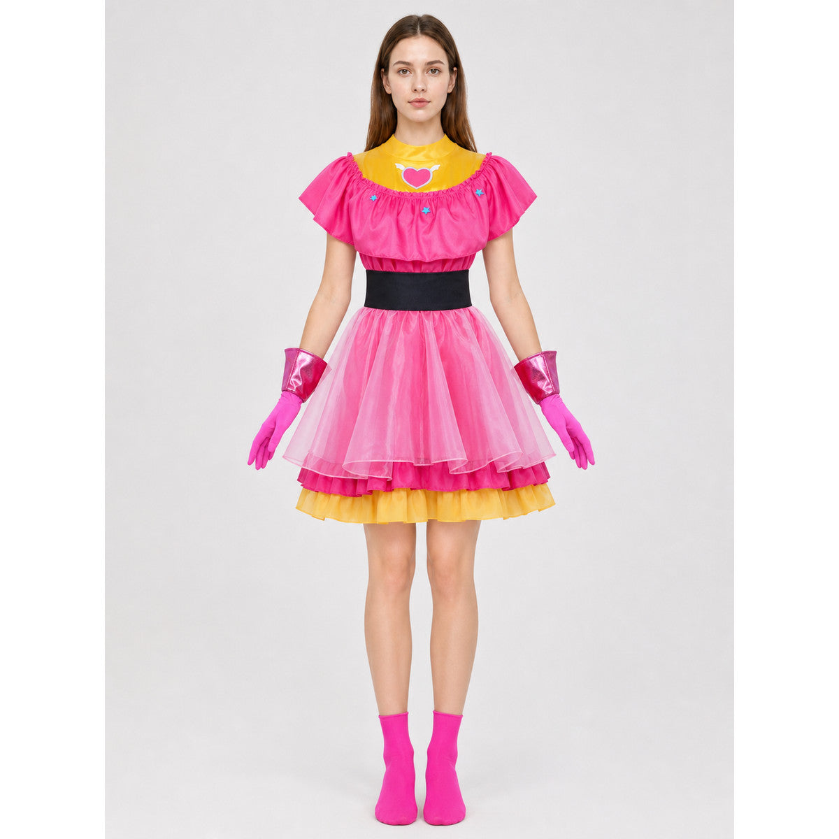 Ai Hoshino Cosplay Costume with Dress and Accessories