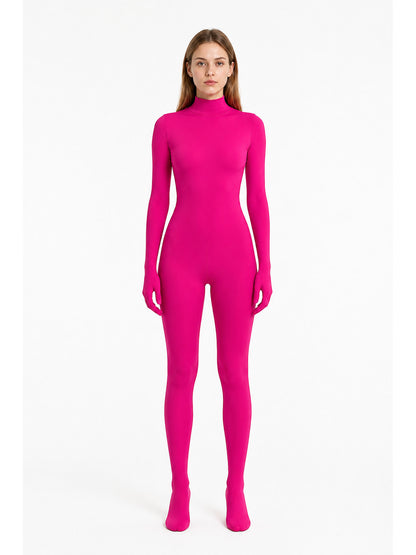 Form-Fitting Jumpsuit with Covered Hands and Feet main product view