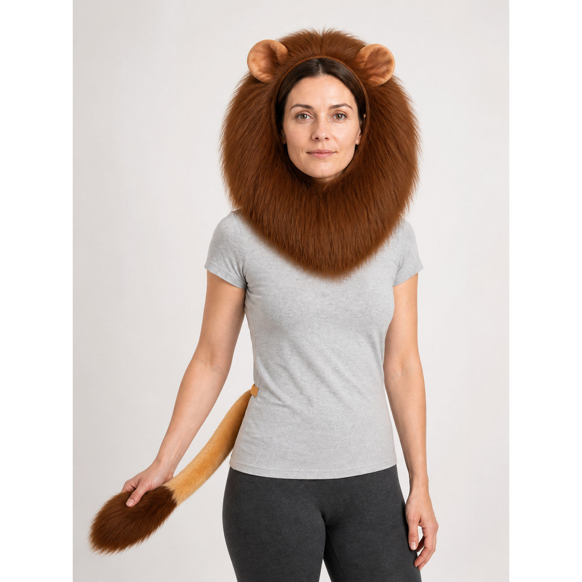 Halloween Lion Headpiece with Tail for Pets main product view