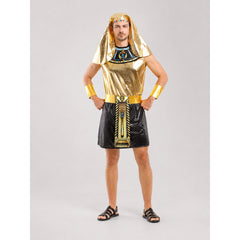 Children's Pharaoh Costume with Collar and Headdress