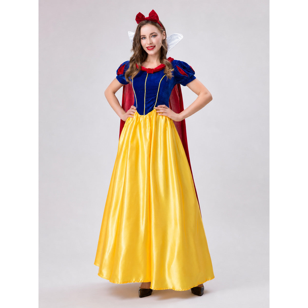 Snow White Costume with Cape and Dress