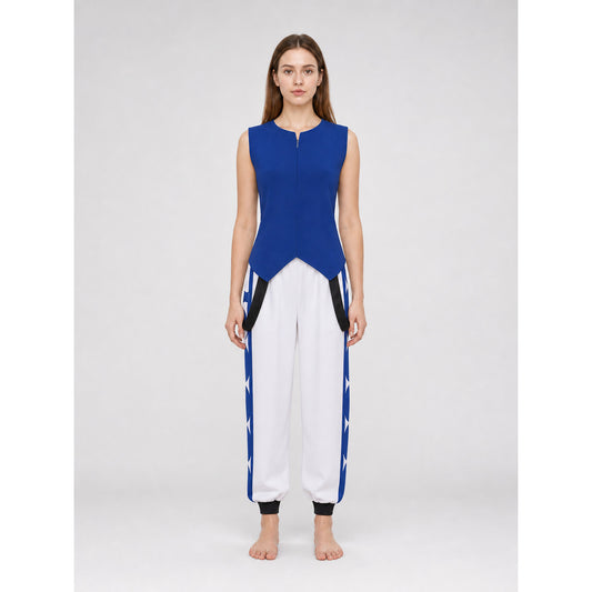 Rimuru Cosplay Costume: Dark Navy Top and Pants