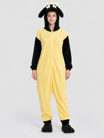 Kigurumi Pajama with Hood and Oversized Eyes