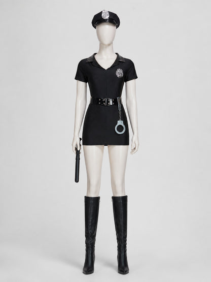 Police Costume for Role-Playing, S-3XL on-model view