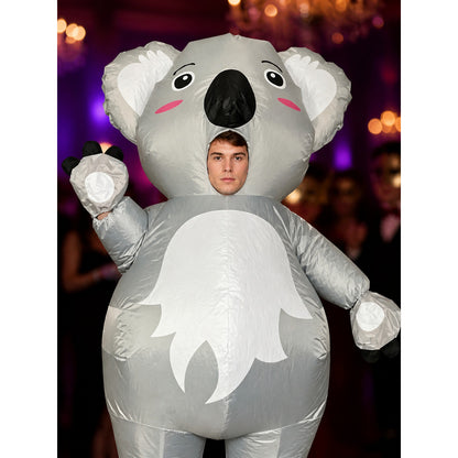 Inflatable Koala Animal Costume, Funny Halloween Christmas Outfit on-model view