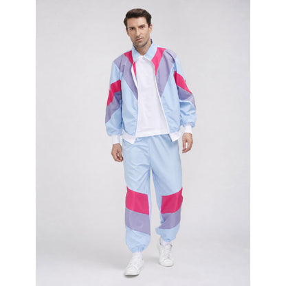 80s Carnival Costume: Jacket and Pants on-model view