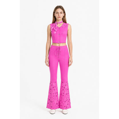Barbie Cosplay Costume: Top and Flared Pants