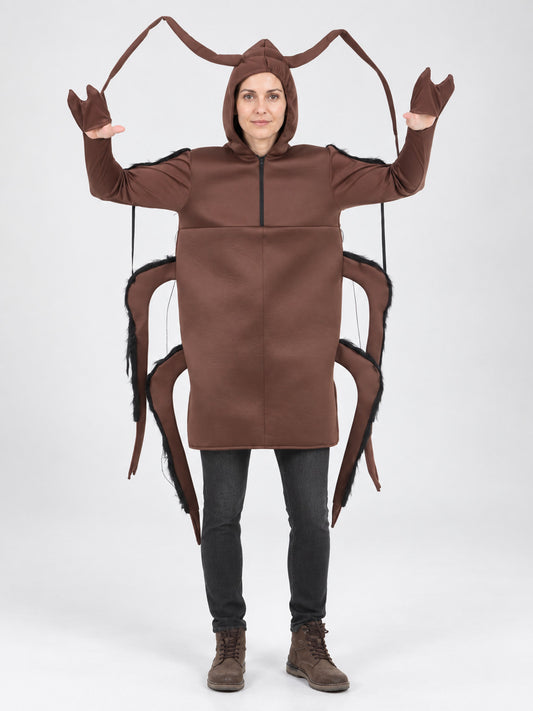 Hooded Insect Costume on-model view