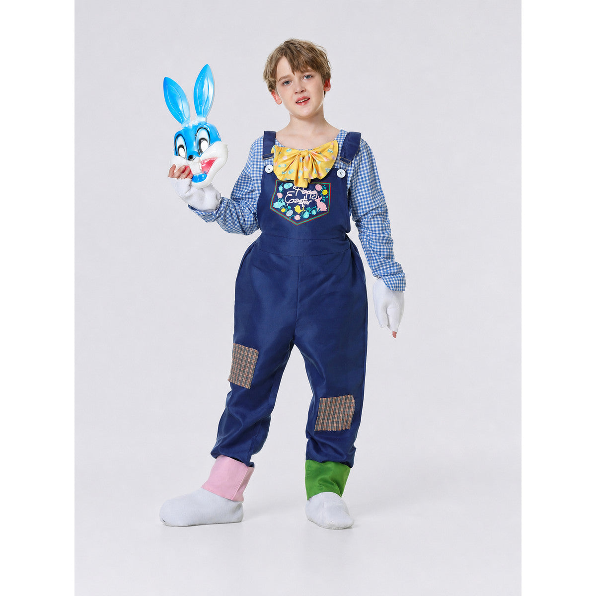 Clown Costume with Rabbit and Butterfly for Easter on-model view