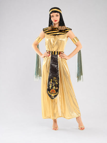 Children's Egyptian Costume with Headpiece on-model view
