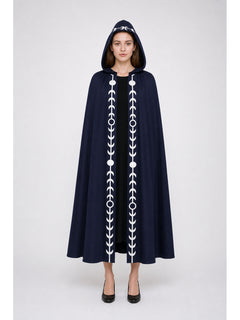 Hooded Cloak Cape, Blue, for Cosplay