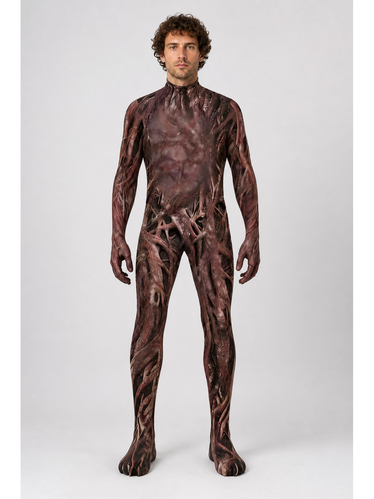 Halloween Monster Jumpsuit with a Torn Texture main product view