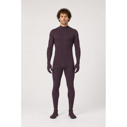 Fitted Zentai Jumpsuit with Open Head
