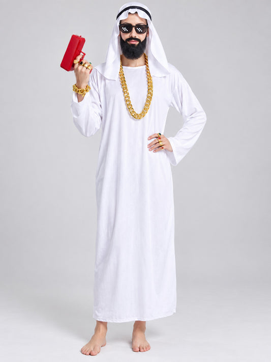Arabic-Style Carnival Costume with Accessories on-model view