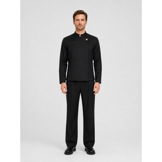 Jujutsu Kaisen Cosplay Costume with Pants on-model view