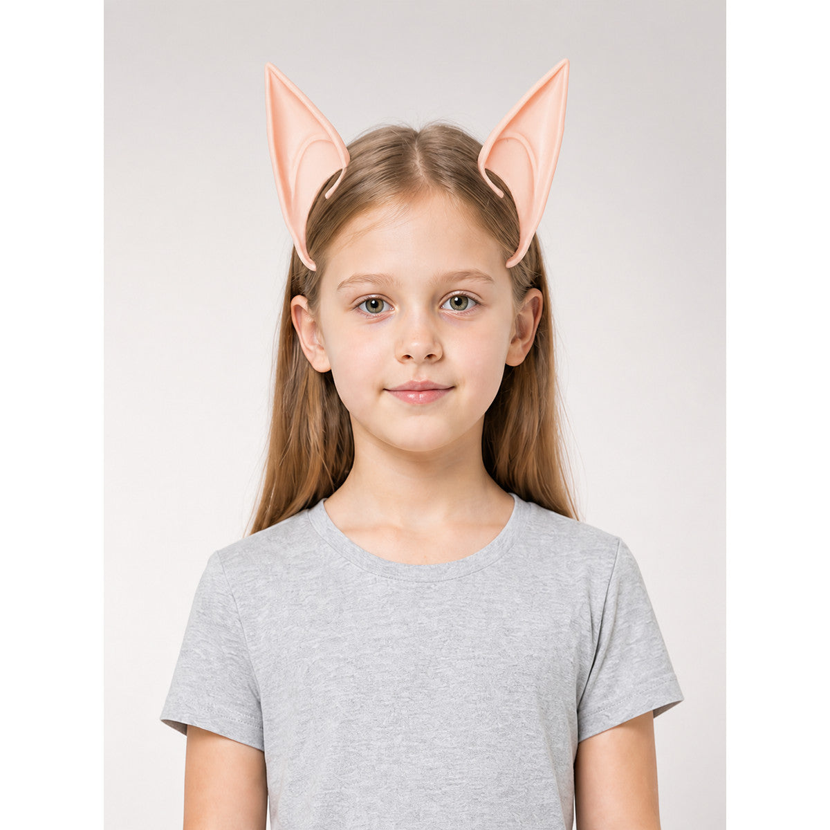 Pink Carnival Headband with Pointed Ears for Halloween main product view