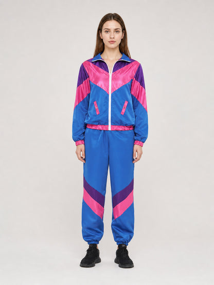 Performance costume: jacket and pants, retro style on-model view
