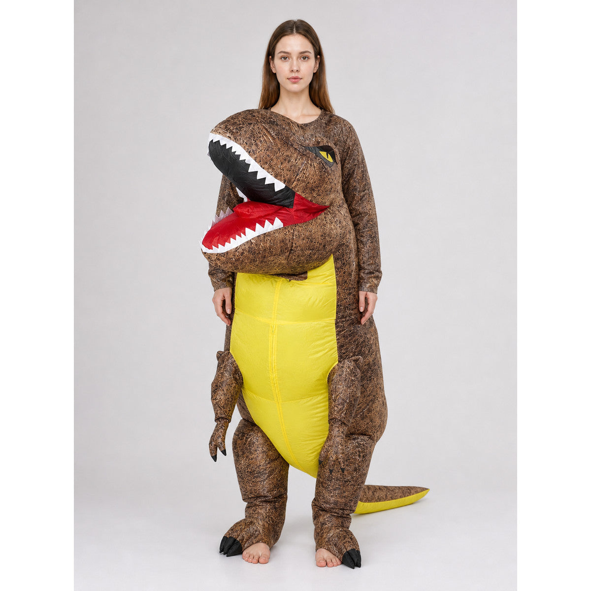 Inflatable Tyrannosaurus Rex Dinosaur Costume for Parties