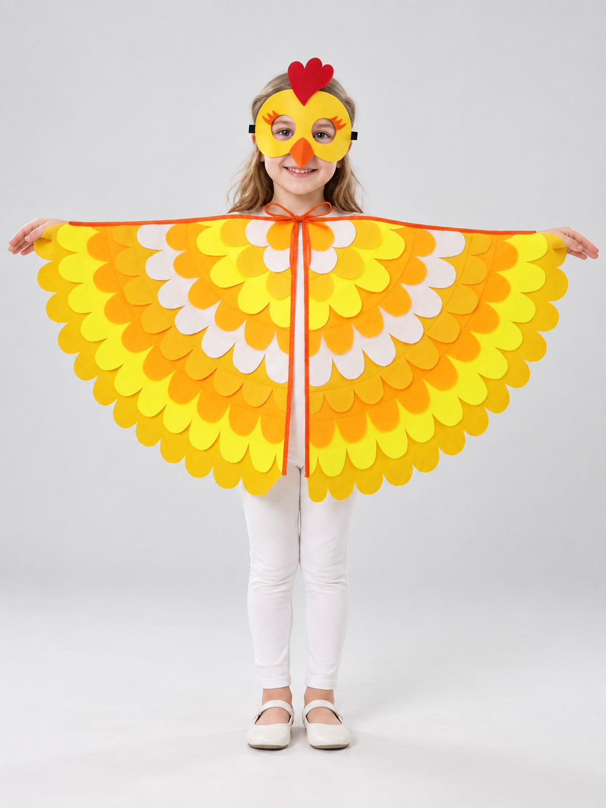 Chicken Carnival Costume with Cape and Mask