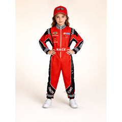 Racing Costume Set: Jumpsuit, Belt, and Cap