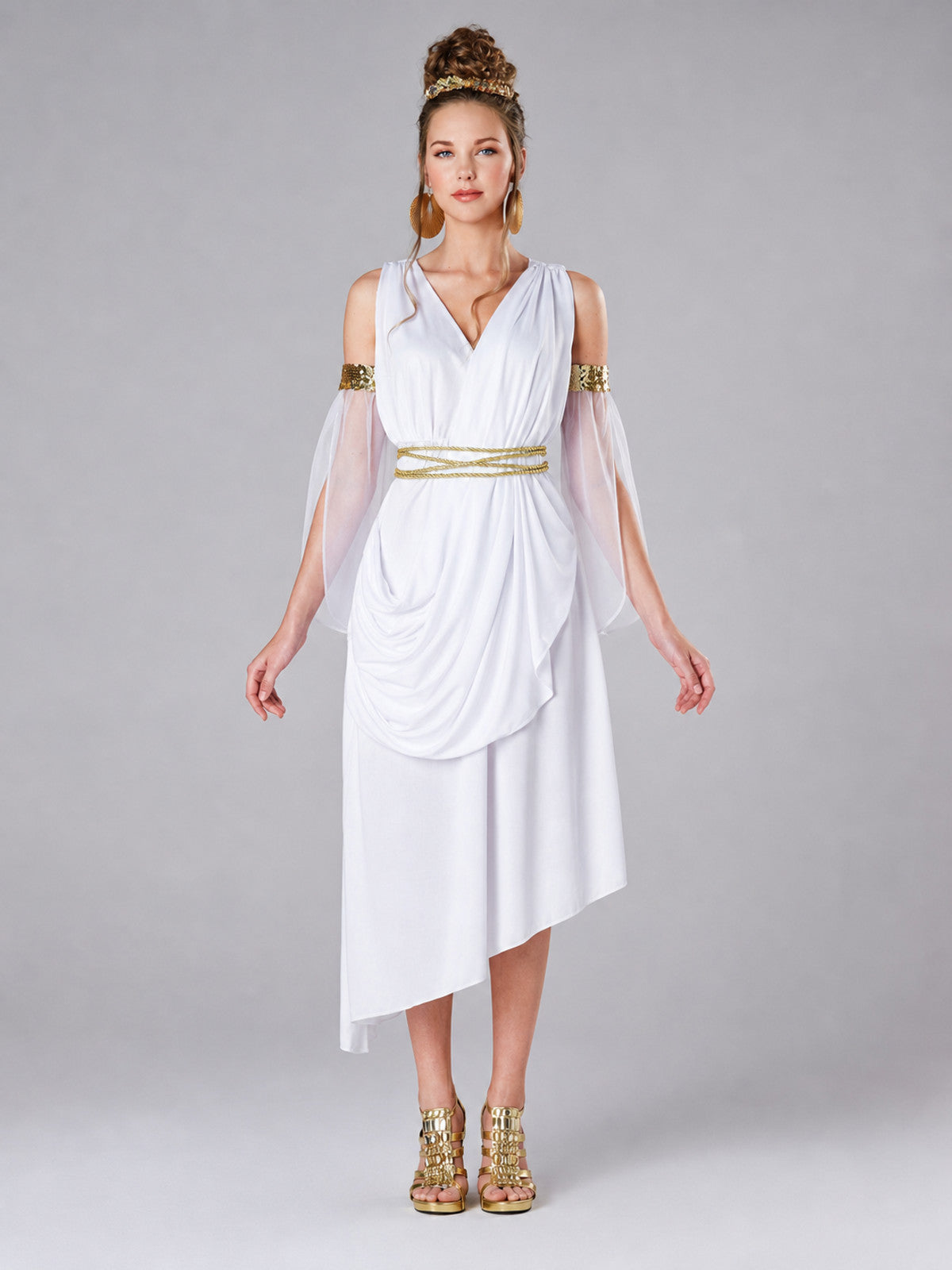 Historical Costume in an Ancient Style with Gold Decor