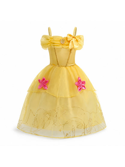 2026 Girl Princess Dress Costume Princess Cosplay Halloween Carnival Party