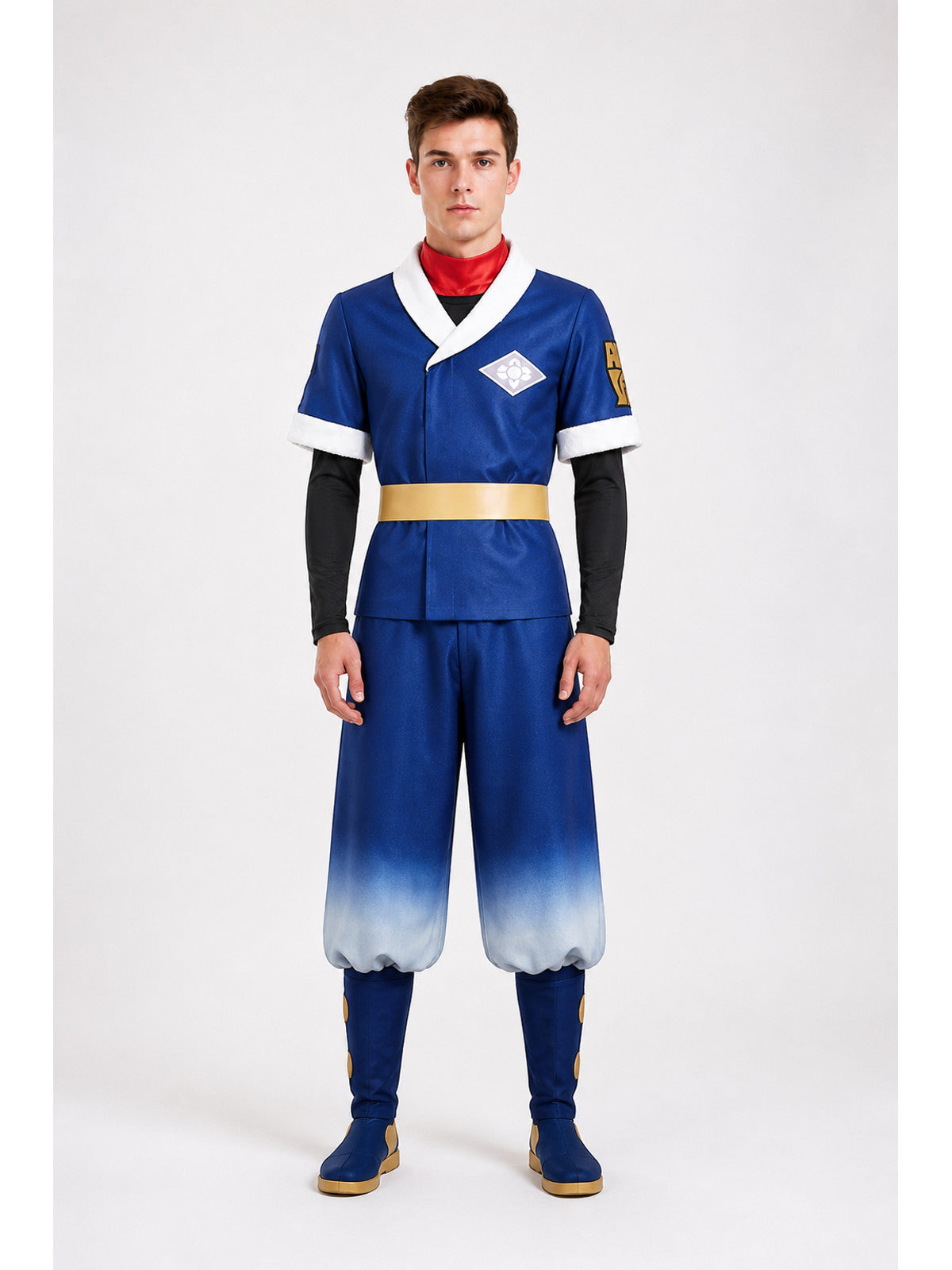Ninja Cosplay Costume with Belt and Pants main product view