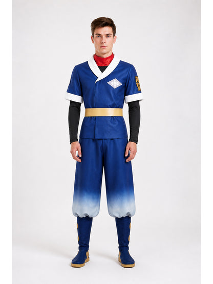 Ninja Cosplay Costume with Belt and Pants main product view