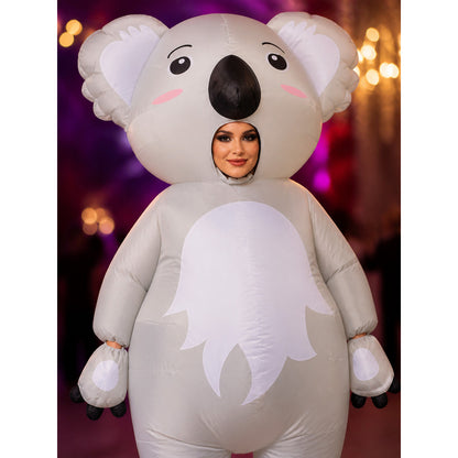 Koala Inflatable Costume, Funny Halloween Animal Onesie