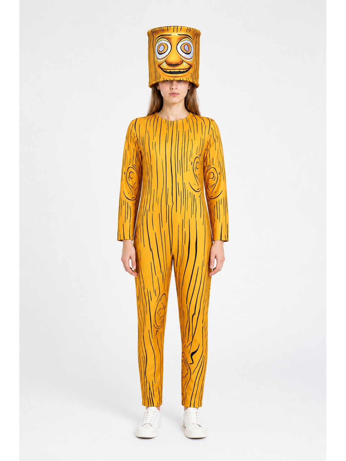 Wooden Man Carnival Costume with Headpiece main product view