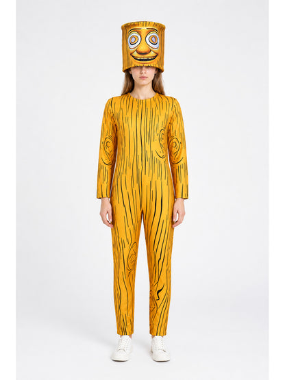 Wooden Man Carnival Costume with Headpiece main product view