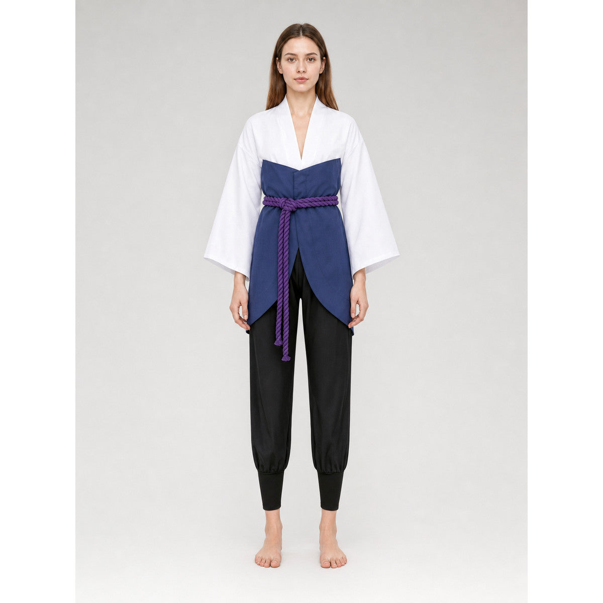 Sasuke Uchiha Halloween Cosplay Costume front view