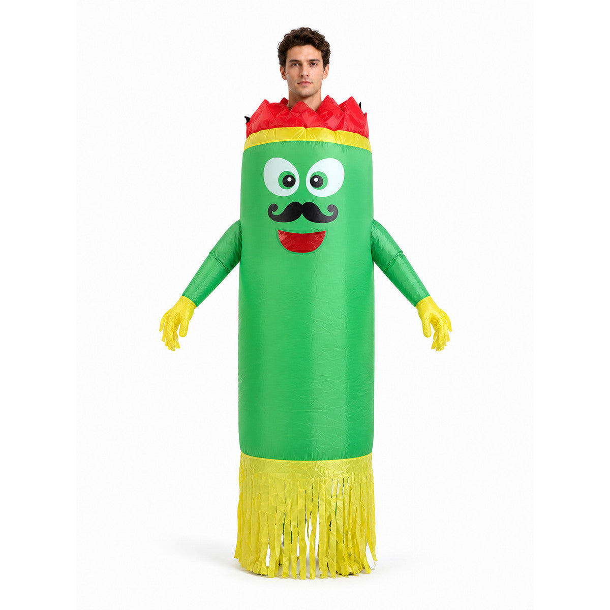 Inflatable Fun Dinosaur Costume for Halloween front view