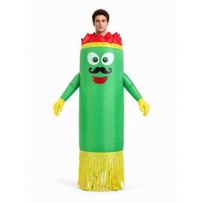 Inflatable Fun Dinosaur Costume for Halloween front view