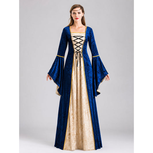 Vampire Costume — Long Court Dress for Cosplay