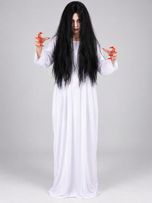 Black Wig Long Hair 70 cm for Cosplay