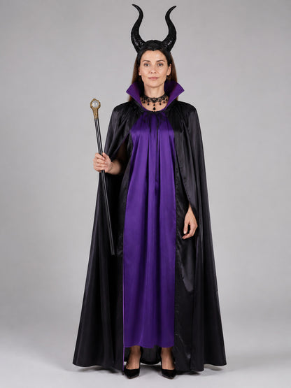 Witch Costume with Cape and Accessories on-model view