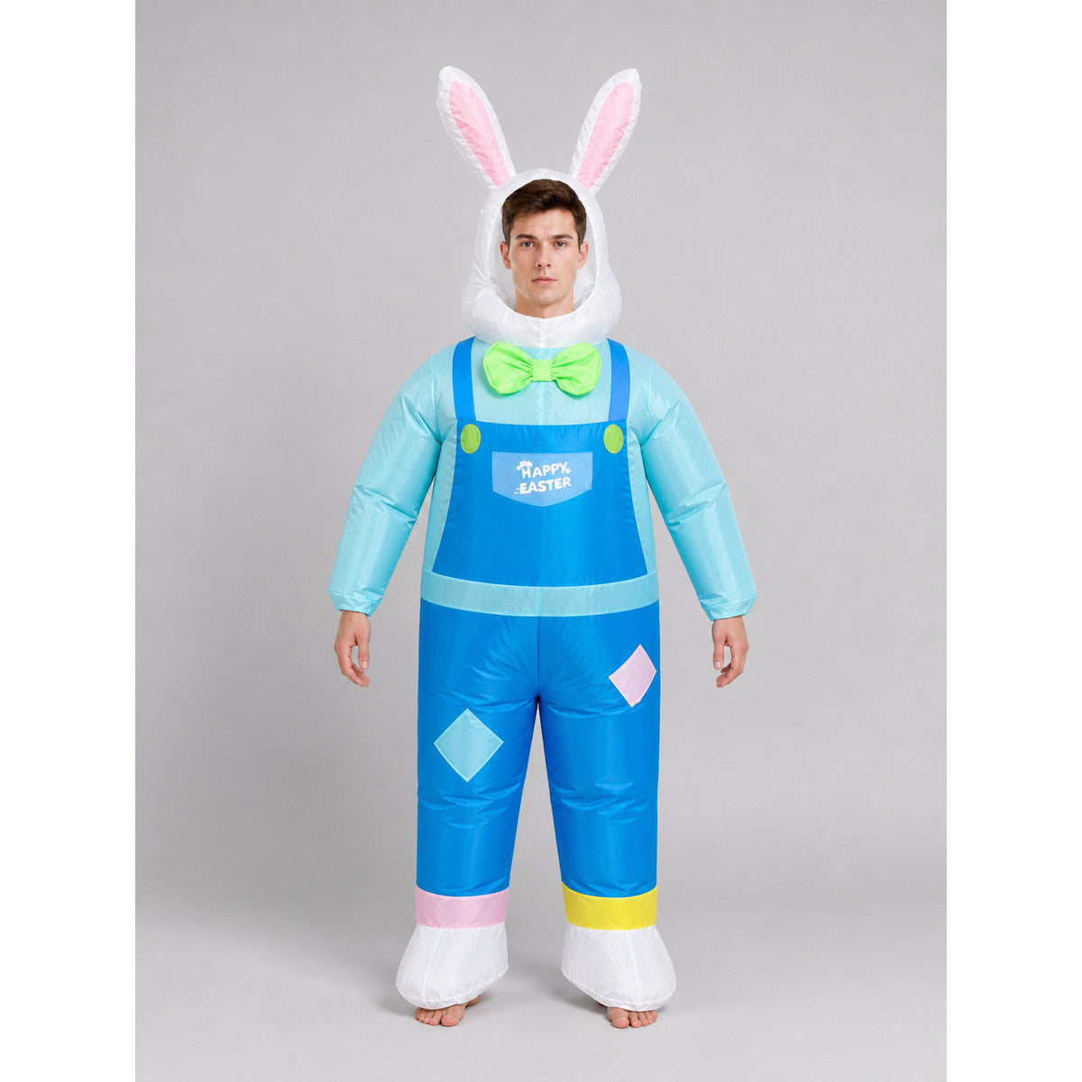 Inflatable bunny figure for Easter decor