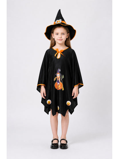 Carnival Costume with Cape and Pointed Hat main product view