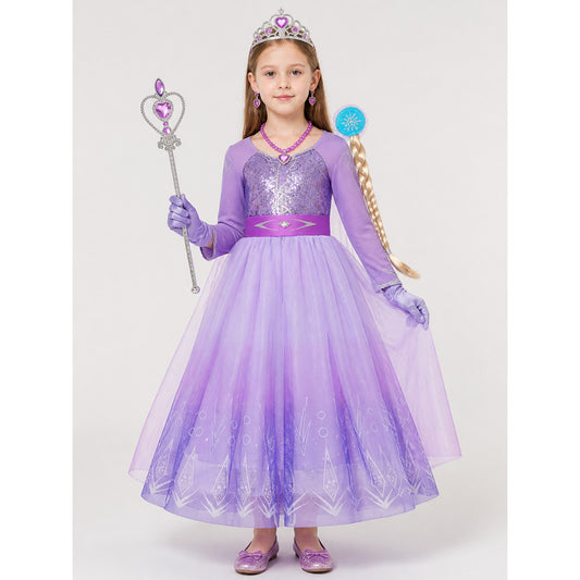 Snow Queen Costume for Halloween and Cosplay main product view