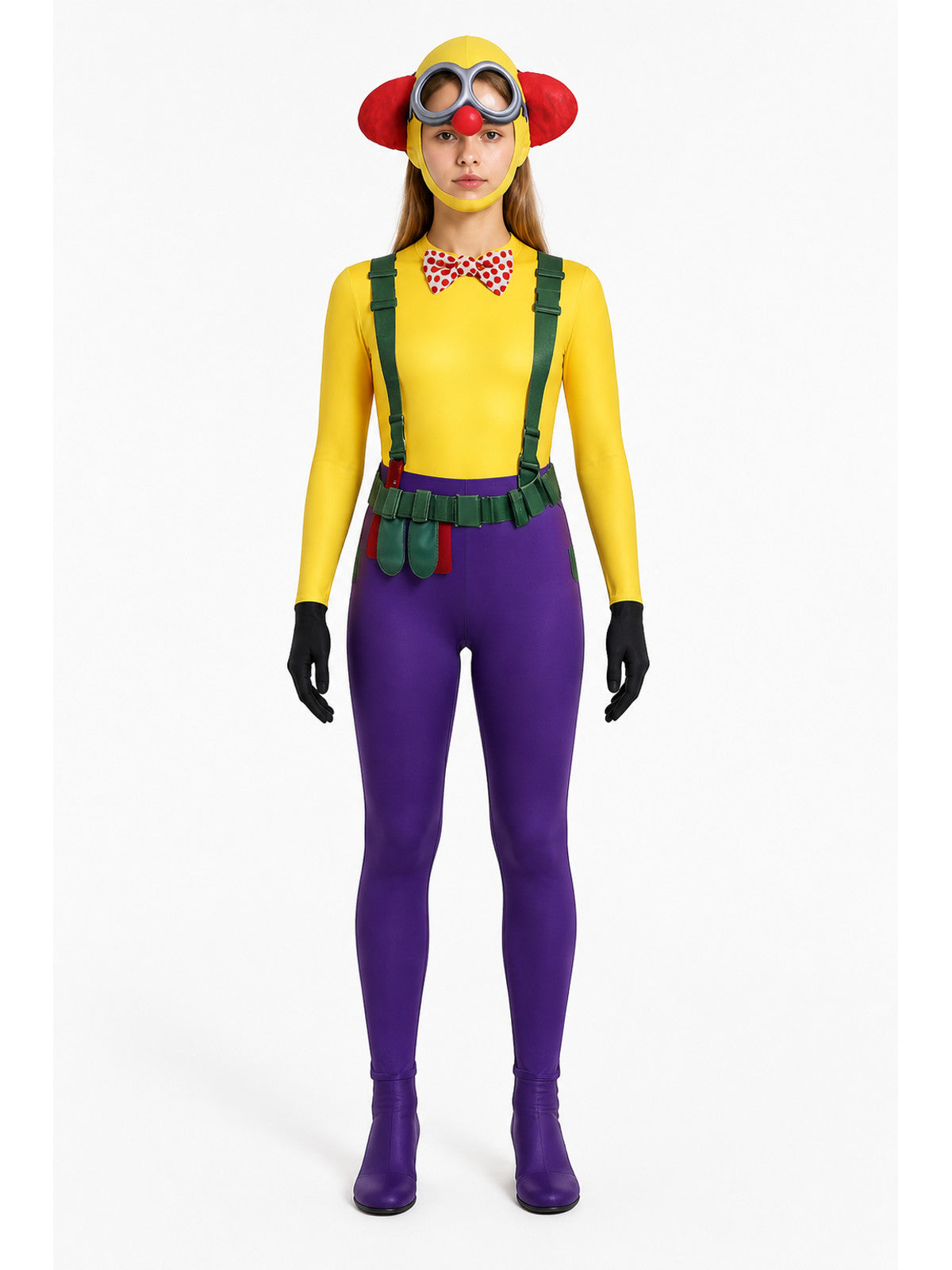 Clown Costume, Jumpsuit with Headwear main product view