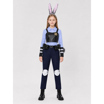 Carnival Police Rabbit Costume on-model view