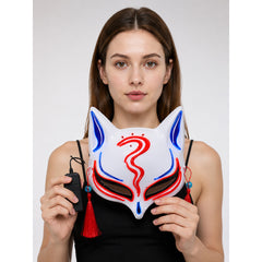 Carnival Headpiece, Glowing Fox Mask