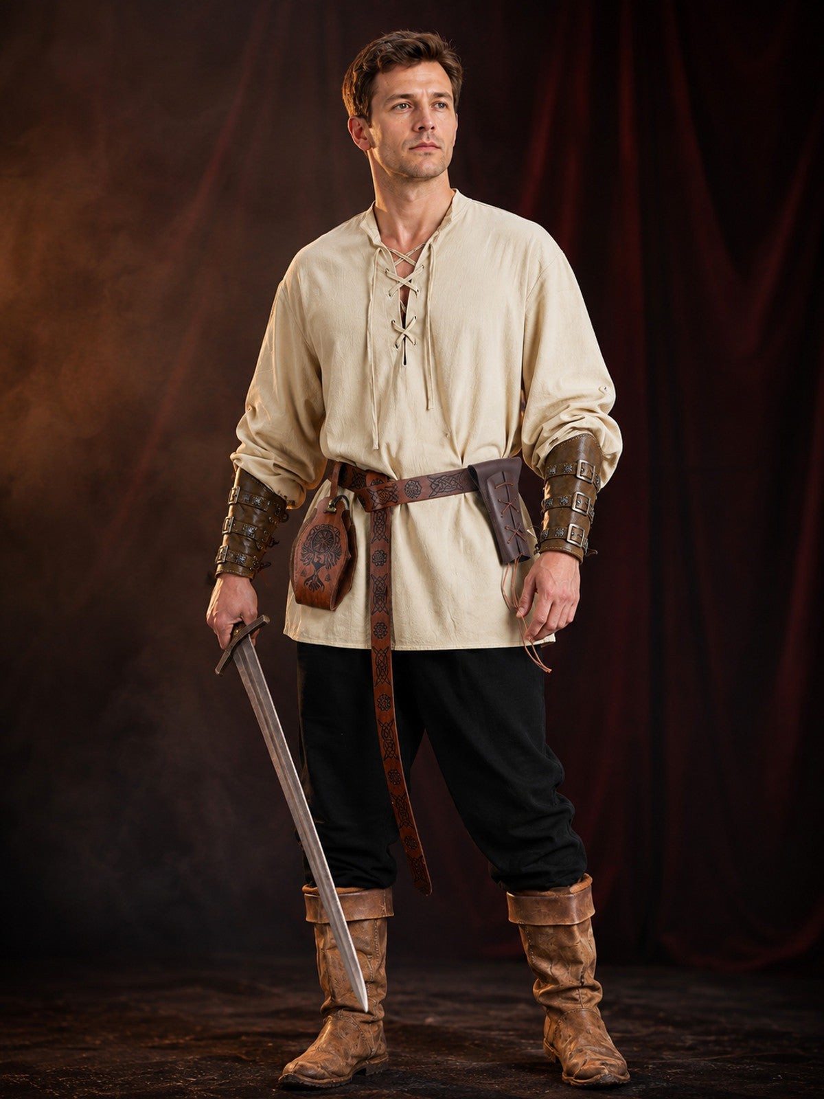 Medieval Viking Costume for Halloween Cosplay main product view