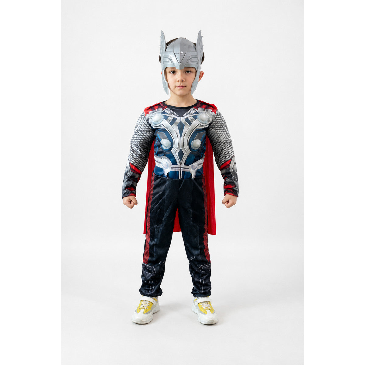 Children's Thor Costume with Mask and Cape for Halloween main product view