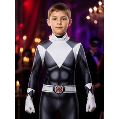 Unisex Full Head Mask Muscle Print Bodysuit Halloween Costume