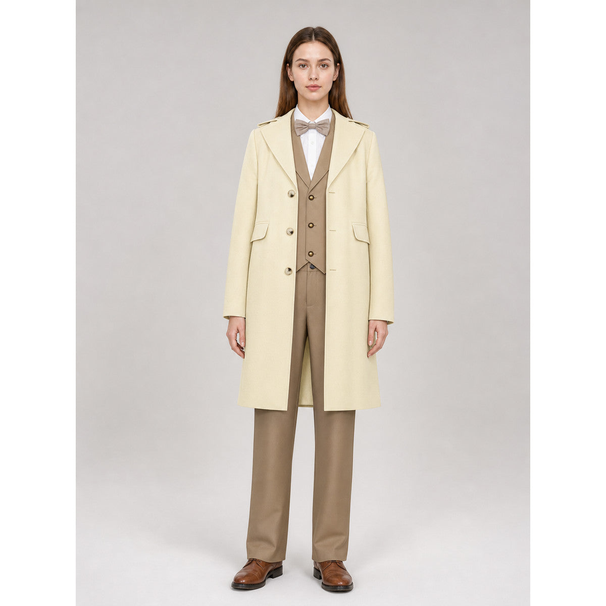 Aziraphale Cosplay Costume: Jacket, Vest, and Pants