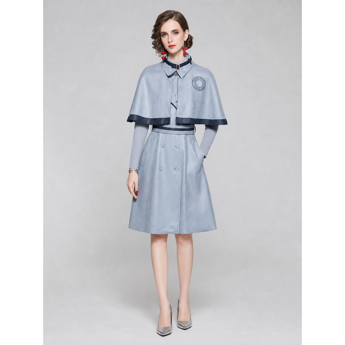 Beauxbatons Cosplay Cape Dress, Harry Potter on-model view