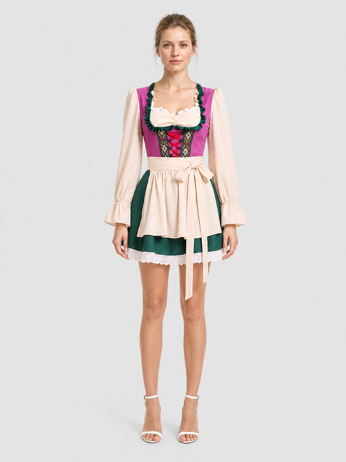 Bavarian Beer Festival Costume, Cosplay Dress on-model view