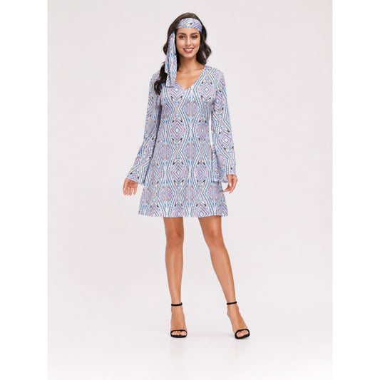 70s Disco Dress with Headband